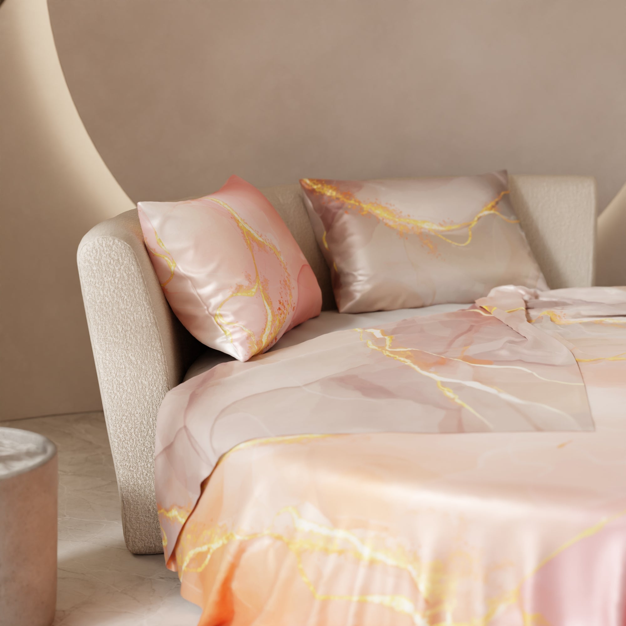 Dawn’s Brushstroke Bedsheet Set