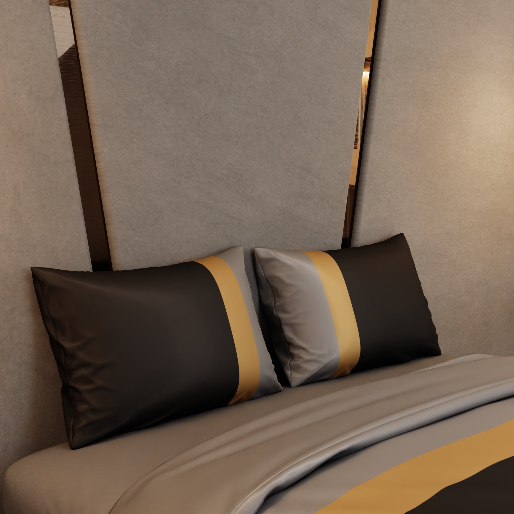 Urbane Tricolor Comforter Set