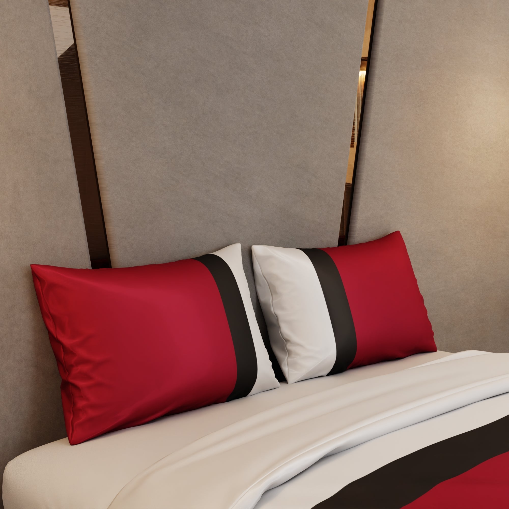 Chic Paris Bands Comforter Set
