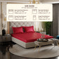 Flirty Red Fitted Bedsheet Set