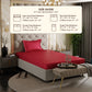 Flirty Red Fitted Bedsheet Set