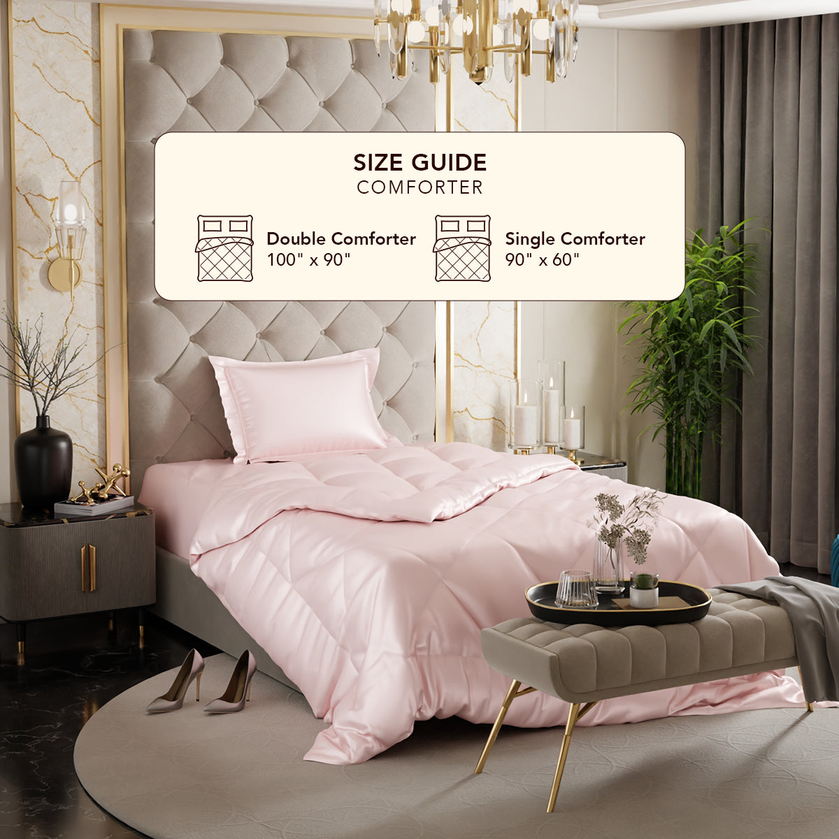 Blushing Pink Comforter