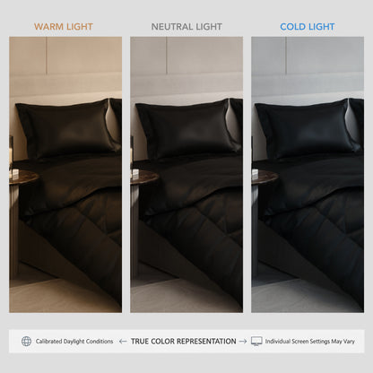 Midnight Black Comforter