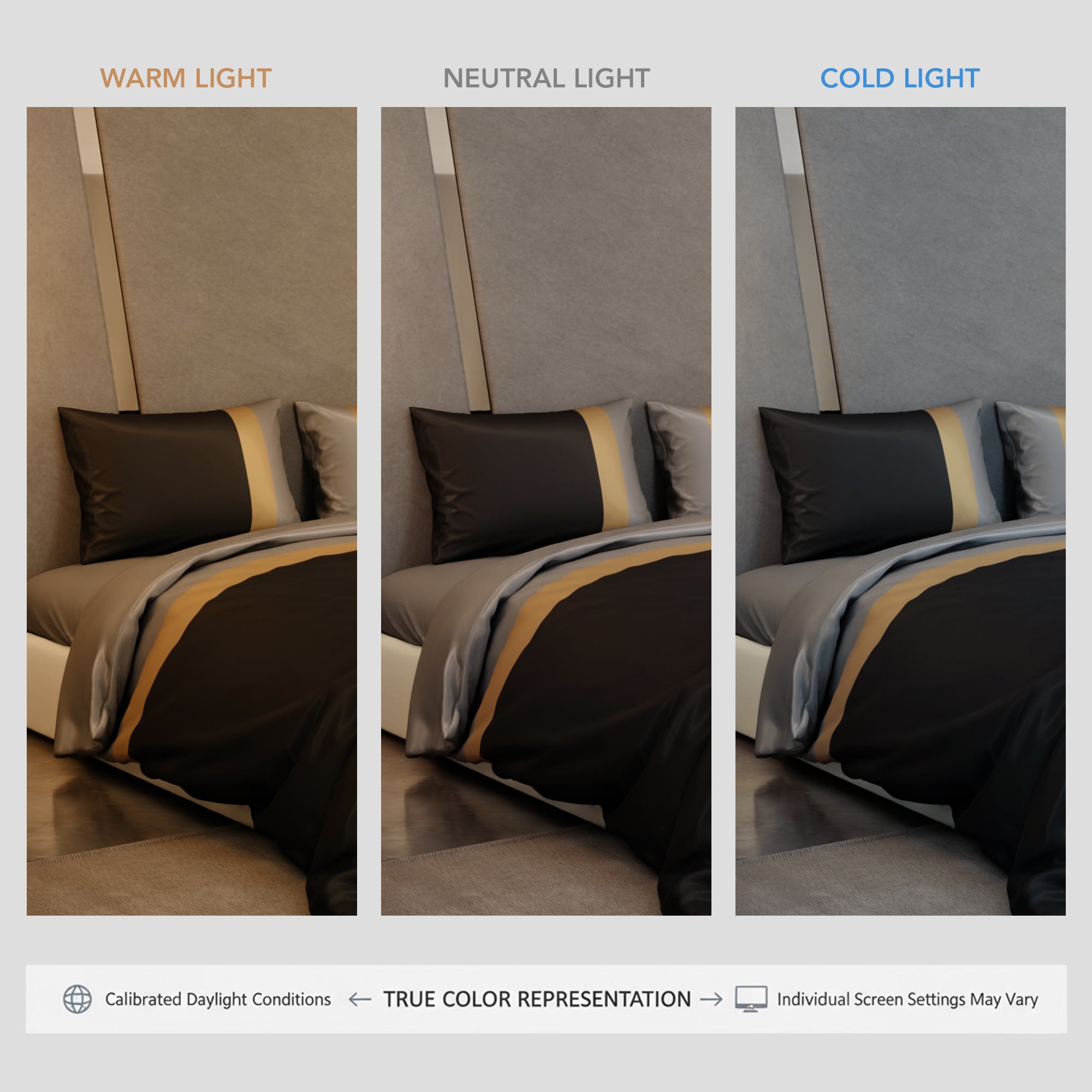 Urbane Tricolor Comforter Set