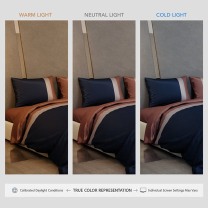 Cityscape Stripes Comforter Set