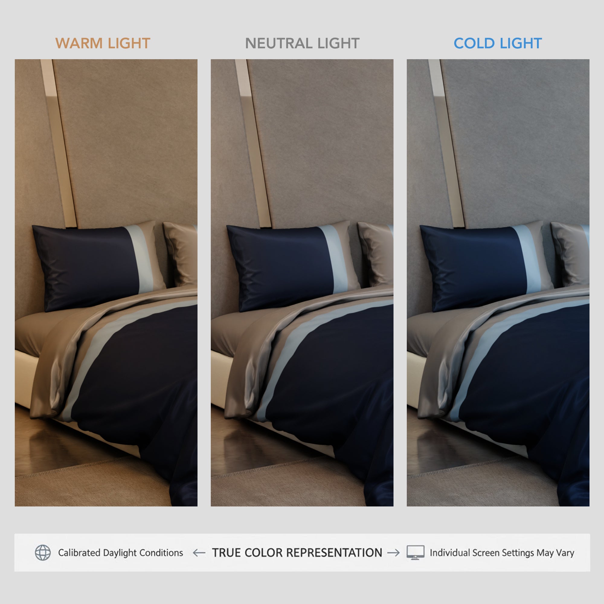 Elegant Tri-Stripes Comforter Set