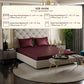 Velvet Wine Fitted Bedsheet Set