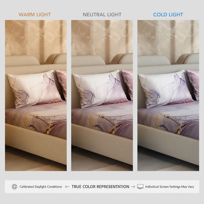 Beneath Lavender Skies Fitted Bedsheet Set