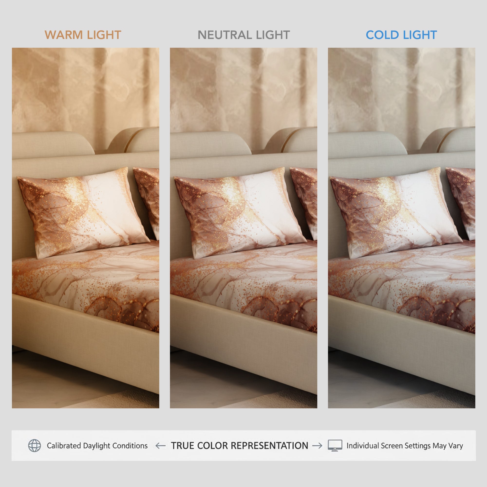 Serenade in Champagne Fitted Bedsheet Set