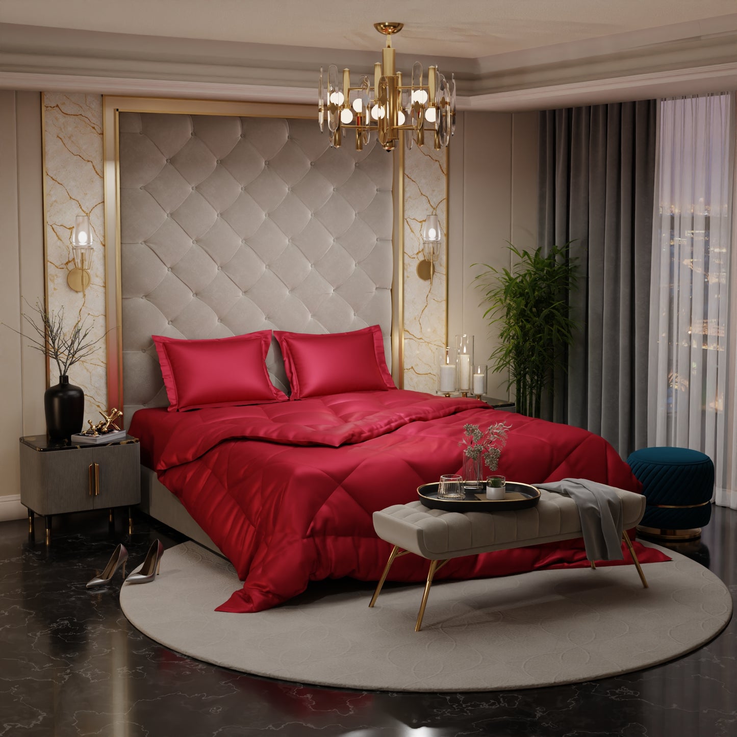 Flirty Red Comforter