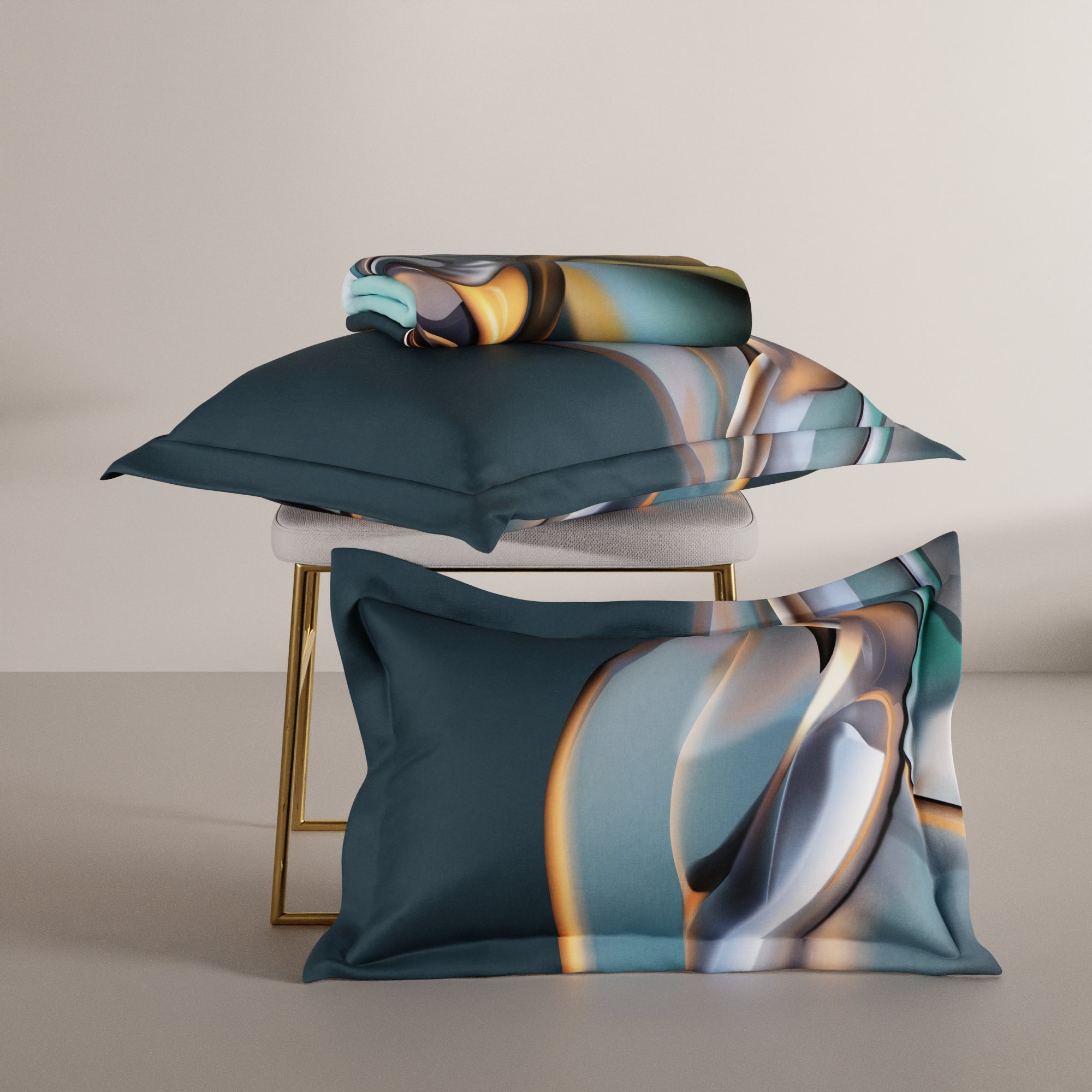 Amber Rhythm 100% Cotton Bedsheet Set