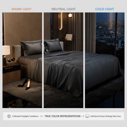 Twilight Embrace Flat Bedsheet Set