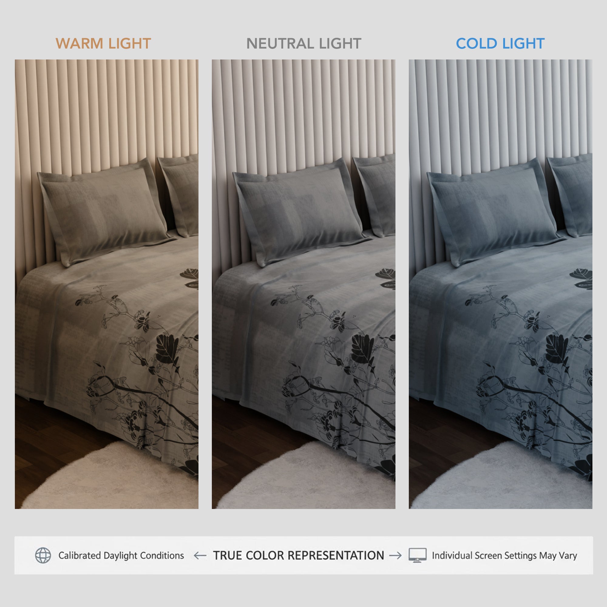 Mist Ivy 100% Cotton Bedsheet Set