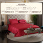 Flirty Red Flat Bedsheet Set