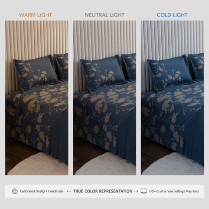 Seine Shade 100% Cotton Bedsheet Set