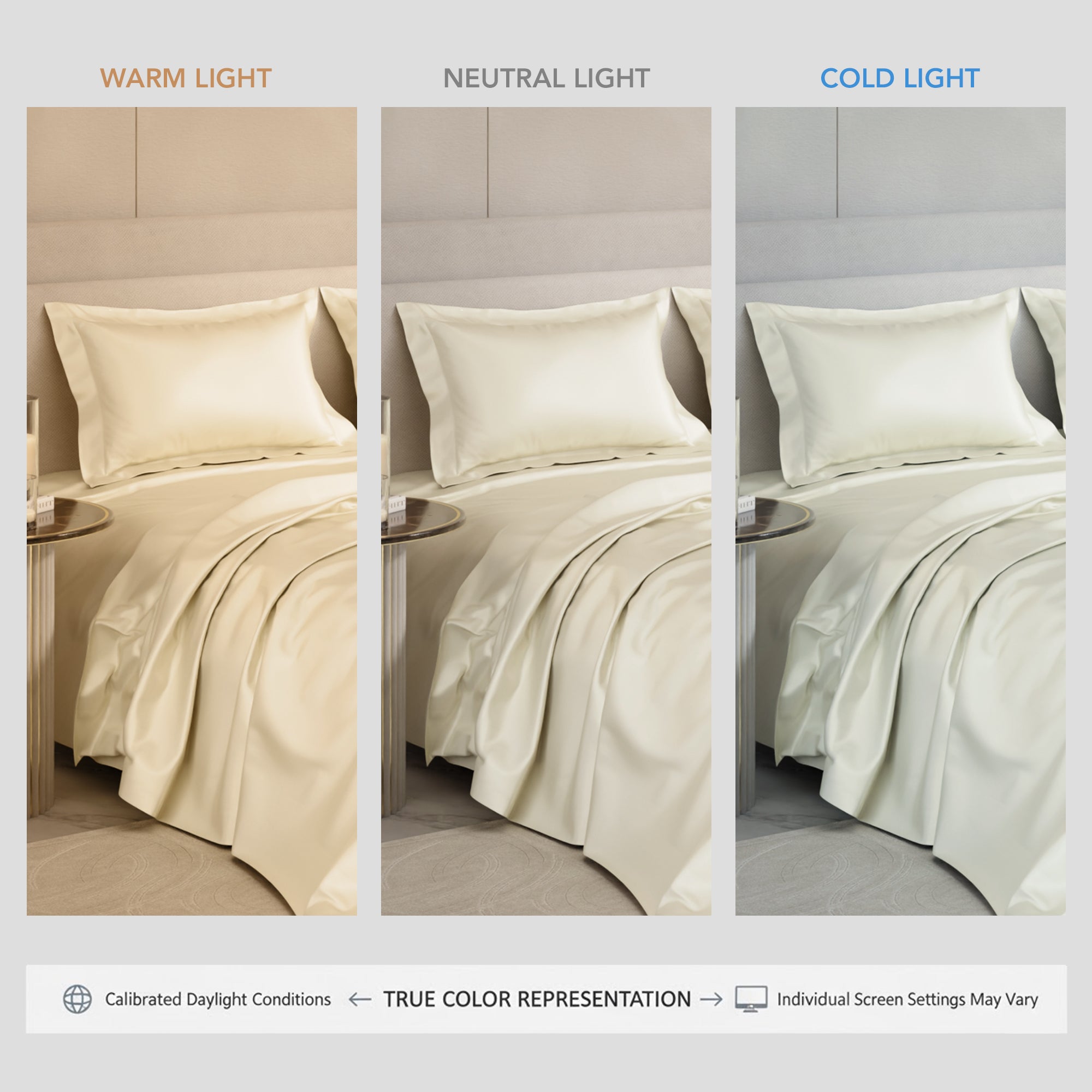 Charming Ivory Flat Bedsheet Set