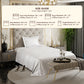 Vanilla White Flat Bedsheet Set