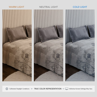 Hazel Ivy 100% Cotton Bedsheet Set