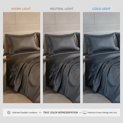 Twilight Embrace Flat Bedsheet Set