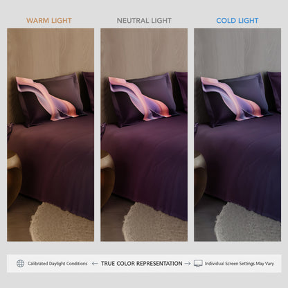 Plum Pirouette 100% Cotton Bedsheet Set