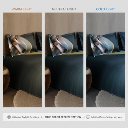 Amber Rhythm 100% Cotton Bedsheet Set