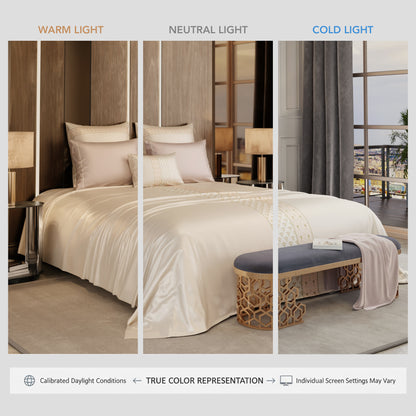 Queen's Blush 6 Piece Bedsheet Set