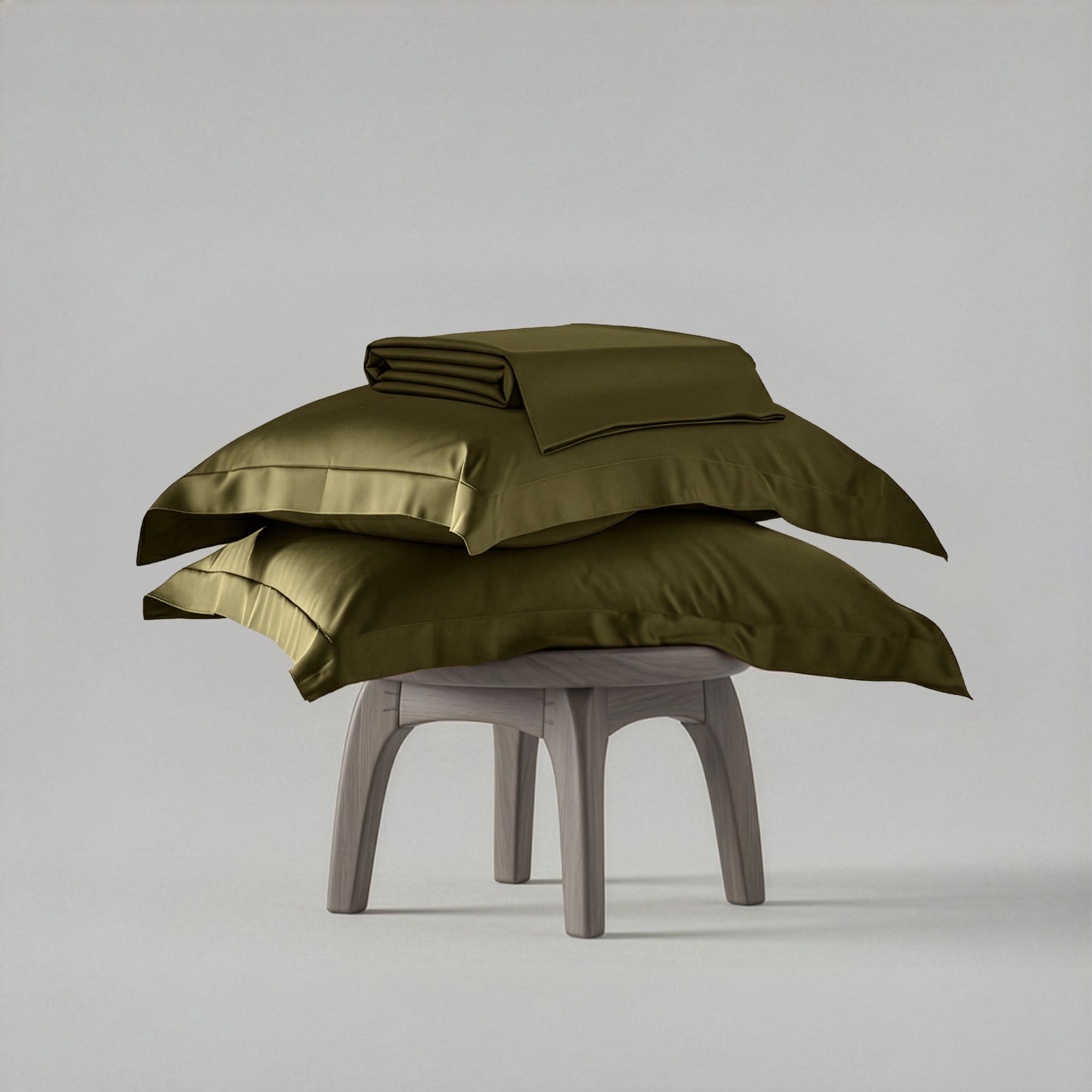 Olive Oasis Flat Bedsheet Set