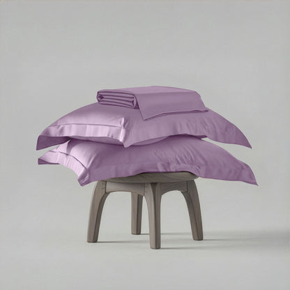 Lilac Affair Flat Double Bedsheet Set