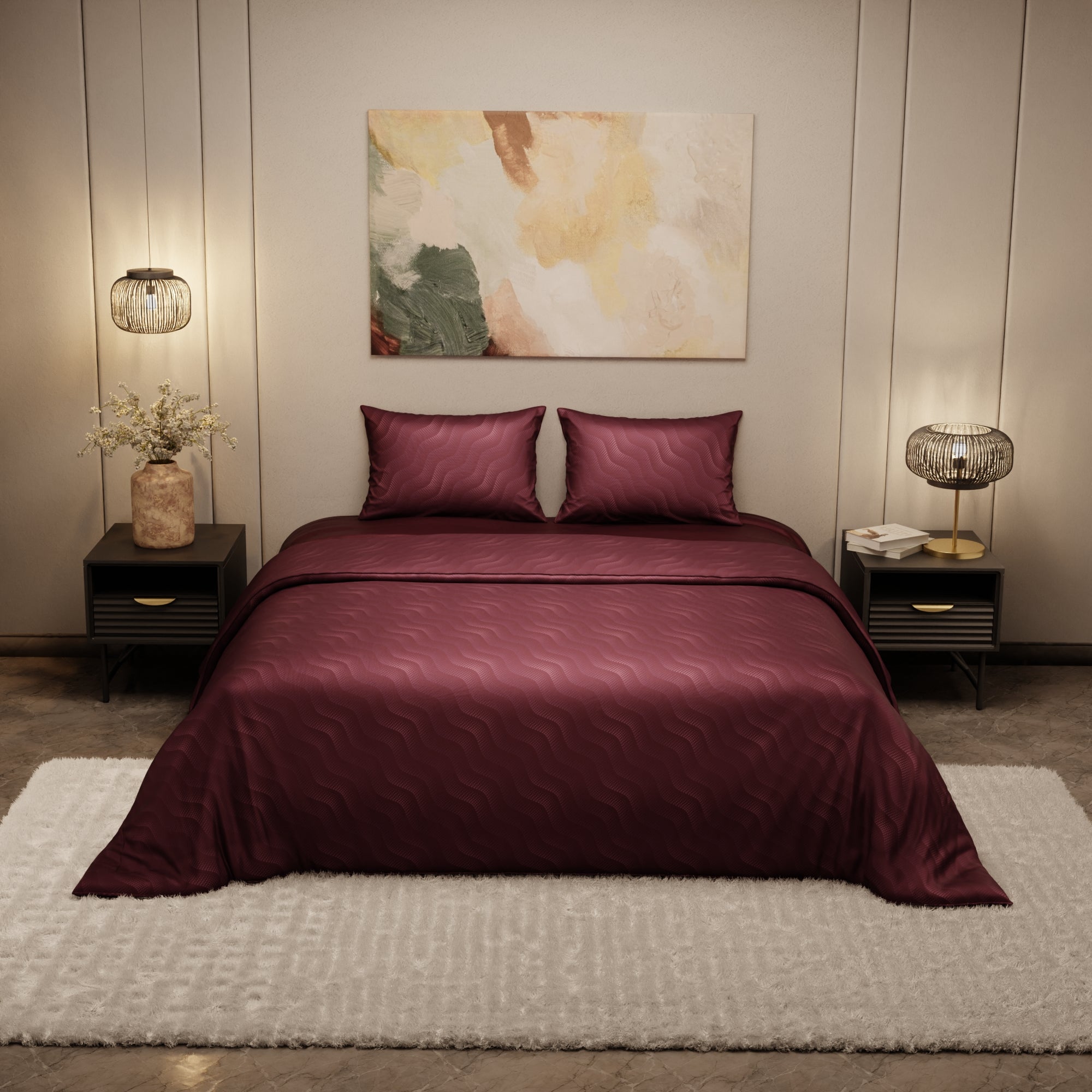 Burgundy Bliss Bed in a Bag