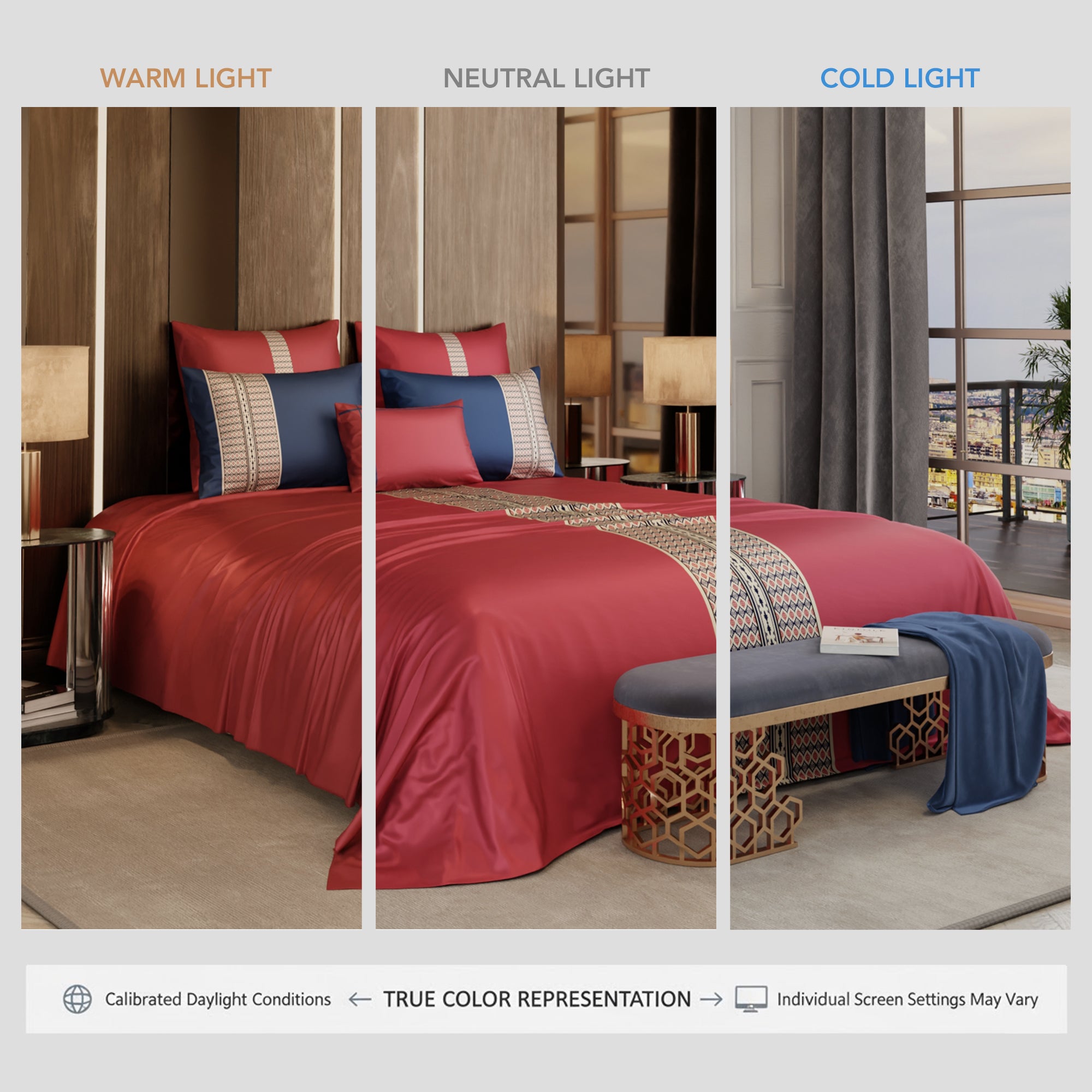 Crimson Glory 6 Piece Bedsheet Set