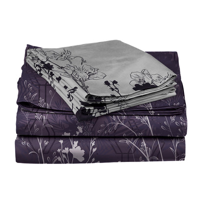 Orchid Canopy Bedsheet Set