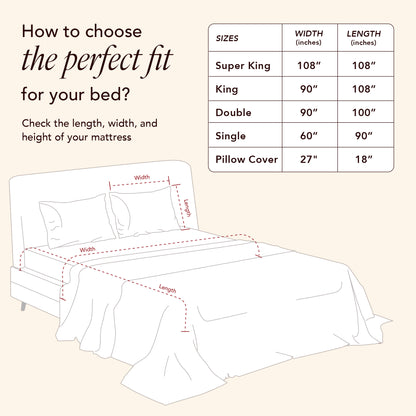 Lilac Affair Flat Double Bedsheet Set