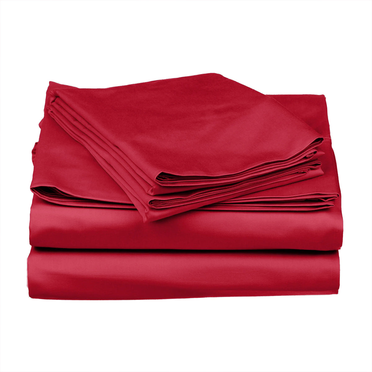 Flirty Red Flat Bedsheet Set