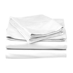 Vanilla White Flat Bedsheet Set