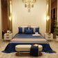 Sapphire Splendour 6 Piece Bedsheet Set Combo (with fillers)