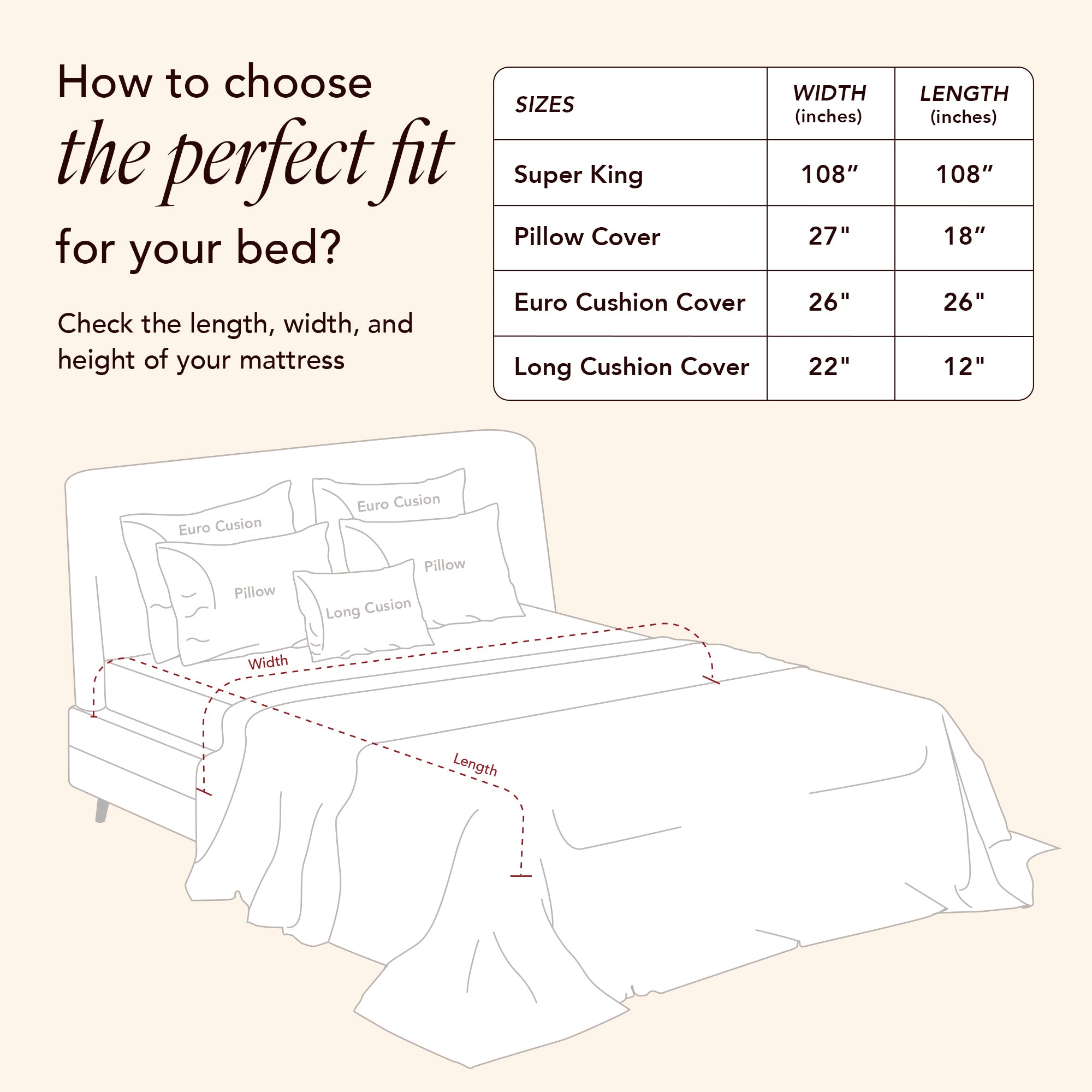 Queen's Blush 6 Piece Bedsheet Set