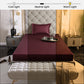 Velvet Wine Fitted Bedsheet Set