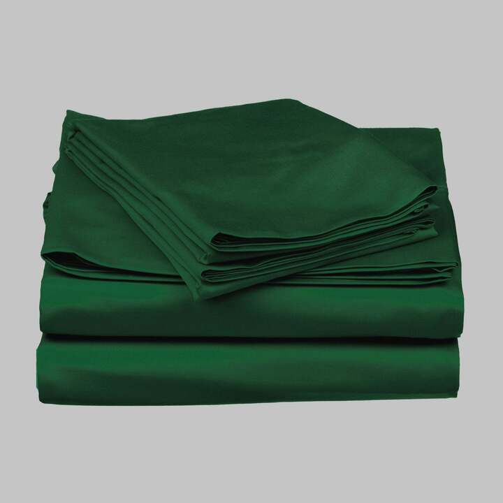Emerald Green Flat Bedsheet Set