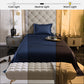 Mystique Blue Flat Bedsheet Set