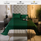 Emerald Green Flat Bedsheet Set