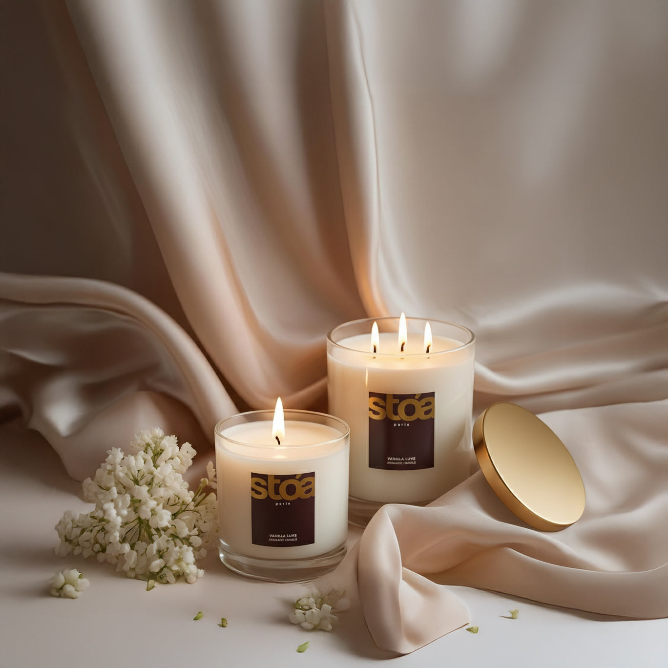 Vanilla Luxe Jar Candle with Lid
