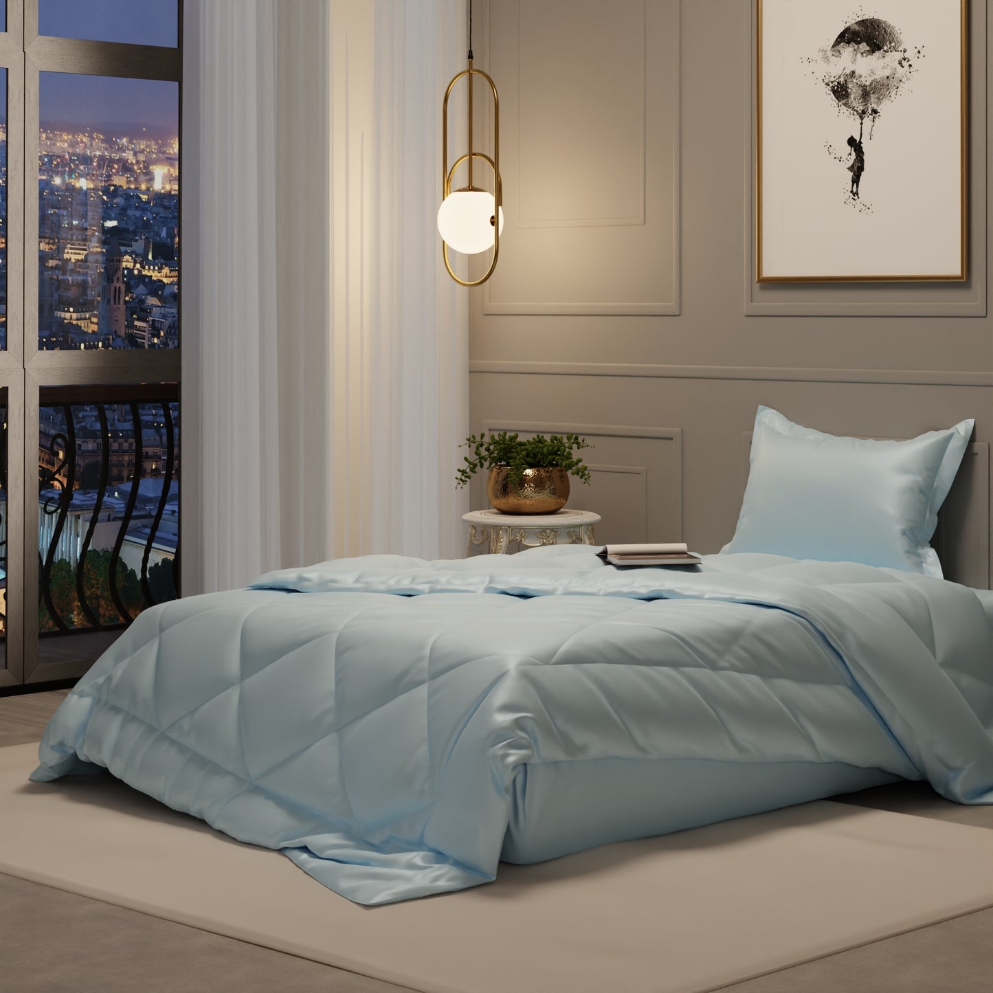 Dreamy Blue Bed In A Bag