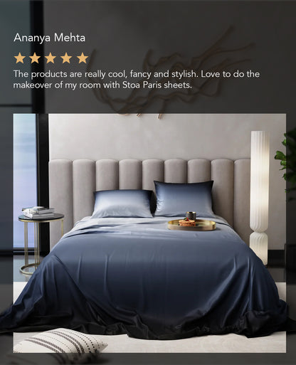 Moonlit Embrace Bedsheet Set