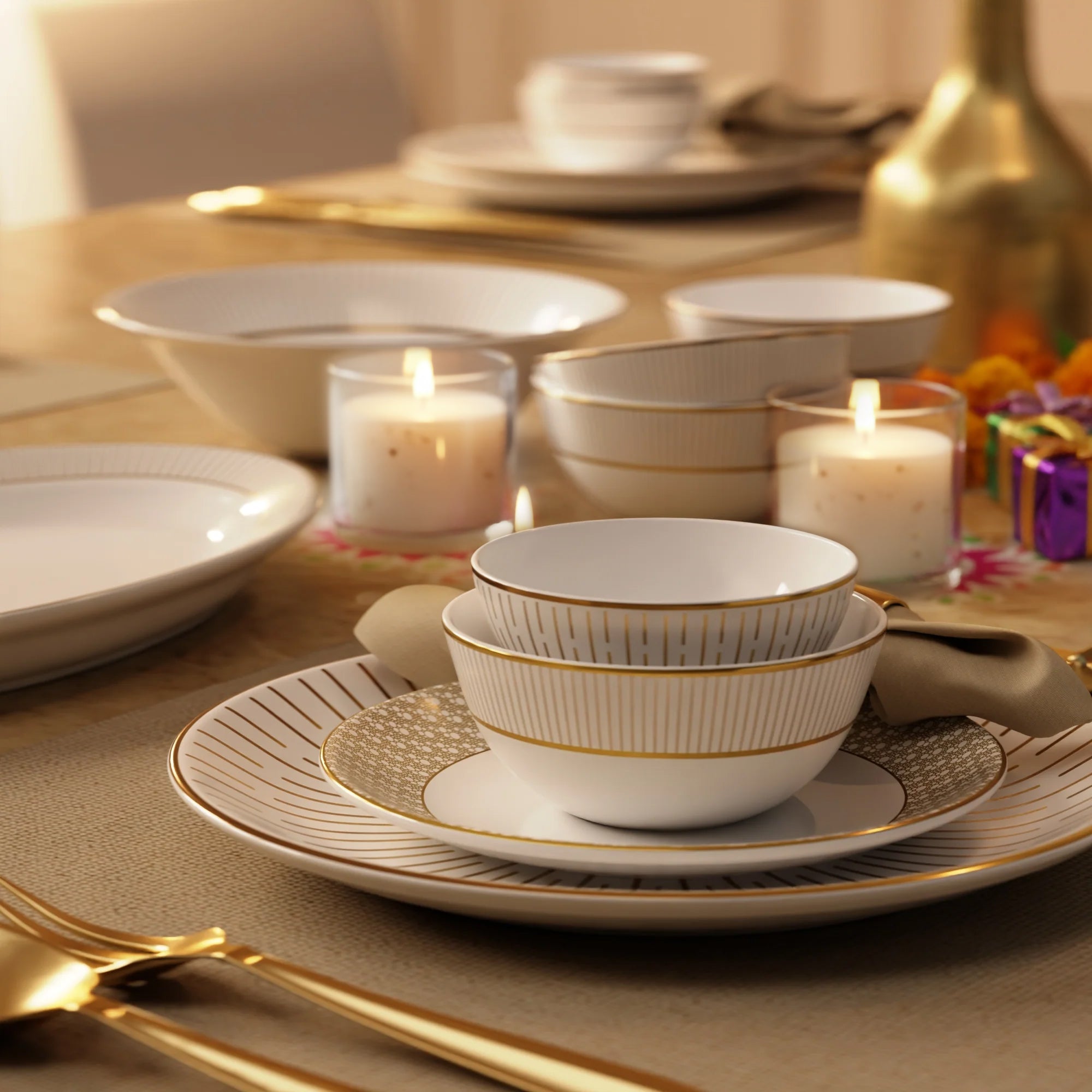 Cannes Glow - 28pc Dinnerware Set