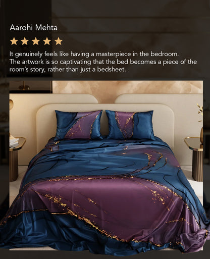 Whispers of the Cosmos Bedsheet Set