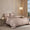 Champagne Quilted King Bed Cover Set