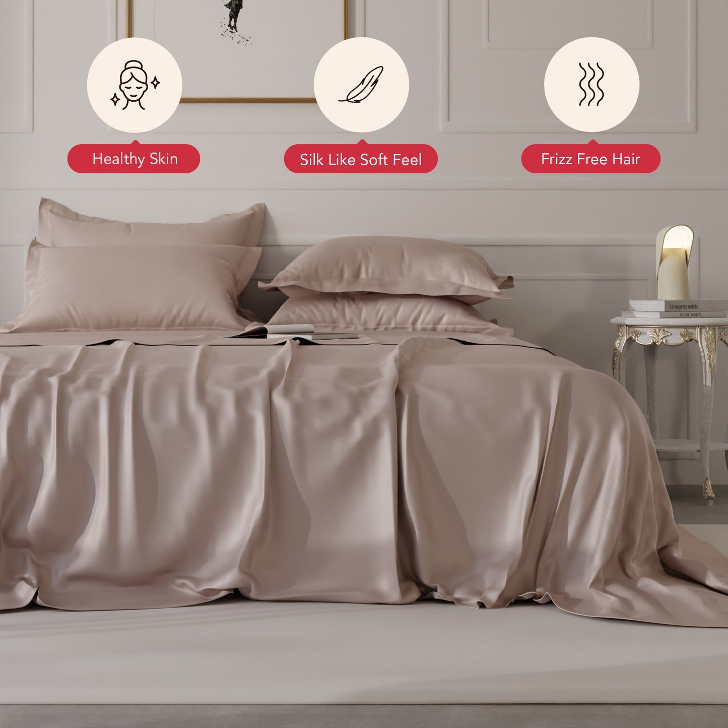 Champagne Flat Bedsheet Set