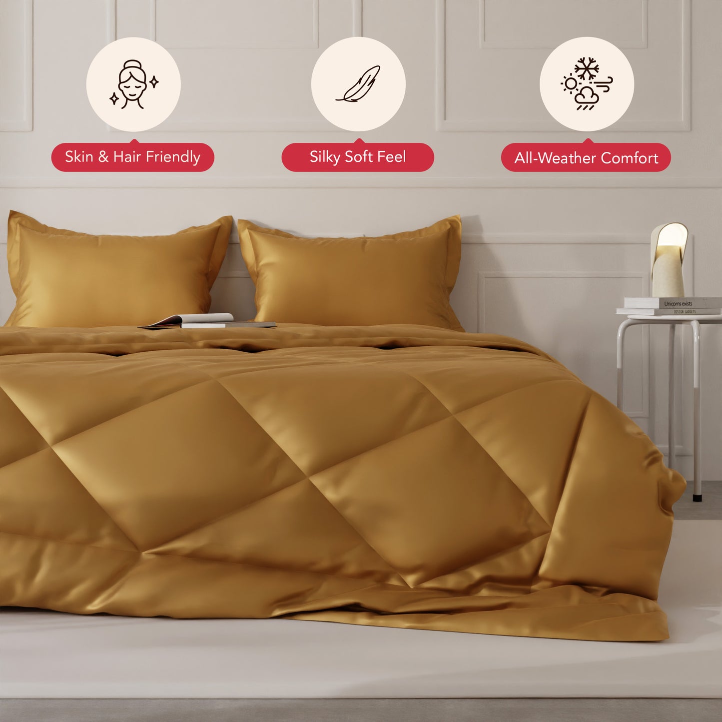 Grandeur of the Sun King Sheet - Eternal Glow Comforter Bundle