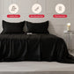 Midnight Black - Mystique Blue Double Bedsheet Bundle