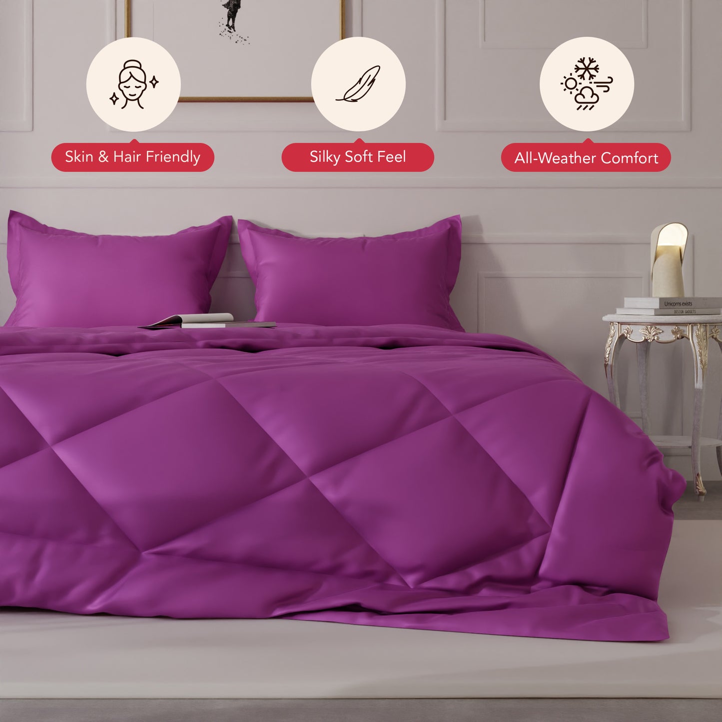 Plum Comforter